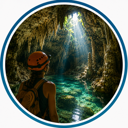 Explore caves